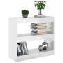 Estantería/divisor de espacios blanco brillante 80x30x72 cm de vidaXL, Librerías y estanterías - Ref: Foro24-811697, Precio: ...