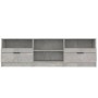 Concrete gray plywood TV cabinet 150x33.5x45 cm by vidaXL, TV Furniture - Ref: Foro24-811461, Price: 93,99 €, Discount: %