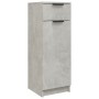 Bathroom cabinet made of gray concrete plywood, measuring 32x34x90 cm. by vidaXL, Lockers and storage cabinets - Ref: Foro24-...