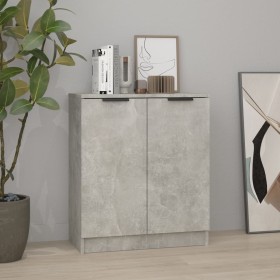 Concrete gray plywood sideboard 60x30x70 cm by vidaXL, Sideboards - Ref: Foro24-811065, Price: 73,65 €, Discount: %