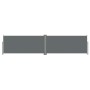 Toldo lateral retráctil gris antracita 140x600 cm de vidaXL, Sombrillas - Ref: Foro24-317990, Precio: 117,39 €, Descuento: %