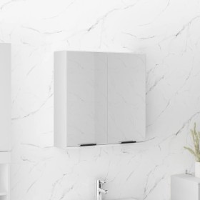 Bathroom cabinet with white mirror 64x20x67 cm by vidaXL, bathroom vanities - Ref: Foro24-811313, Price: 76,58 €, Discount: %