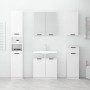 Bathroom cabinet with white mirror 64x20x67 cm by vidaXL, bathroom vanities - Ref: Foro24-811313, Price: 76,58 €, Discount: %