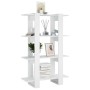 Shiny white shelf/space divider 80x30x123.5 cm by vidaXL, Bookcases and shelves - Ref: Foro24-811580, Price: 39,65 €, Discoun...