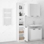 White plywood bathroom cabinet 32x34x188.5 cm by vidaXL, Lockers and storage cabinets - Ref: Foro24-811322, Price: 100,67 €, ...