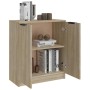 Aparador de madera contrachapada roble Sonoma 60x30x70 cm de vidaXL, Aparadores - Ref: Foro24-811064, Precio: 67,94 €, Descue...