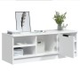 White plywood TV cabinet 102x35.5x36.5 cm by vidaXL, TV Furniture - Ref: Foro24-811367, Price: 62,91 €, Discount: %