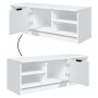 White plywood TV cabinet 102x35.5x36.5 cm by vidaXL, TV Furniture - Ref: Foro24-811367, Price: 62,91 €, Discount: %