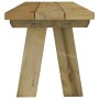 Banco de jardín madera maciza de pino impregnada 110 cm de vidaXL, Bancos de jardín - Ref: Foro24-318173, Precio: 74,54 €, De...