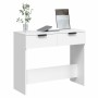 Mesa consola de madera contrachapada blanco 90x36x75 cm de vidaXL, Mesas auxiliares - Ref: Foro24-811331, Precio: 62,97 €, De...