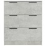 Aparador de madera contrachapada gris hormigón 60x30x70 cm de vidaXL, Aparadores - Ref: Foro24-811074, Precio: 78,07 €, Descu...