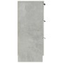 Aparador de madera contrachapada gris hormigón 60x30x70 cm de vidaXL, Aparadores - Ref: Foro24-811074, Precio: 78,07 €, Descu...