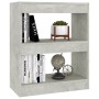 Estantería/divisor de espacios gris hormigón 60x30x72 cm de vidaXL, Librerías y estanterías - Ref: Foro24-811650, Precio: 45,...