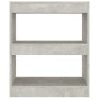 Regal/Raumteiler grau Beton 60x30x72 cm von vidaXL, Bücherregale und Regale - Ref: Foro24-811650, Preis: 45,46 €, Rabatt: %