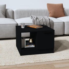 Engineered wood black coffee table 50x50x36 cm by vidaXL, Coffee table - Ref: Foro24-811341, Price: 44,08 €, Discount: %