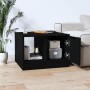 Mesa de centro madera de ingeniería negro 50x50x36 cm de vidaXL, Mesas de centro - Ref: Foro24-811341, Precio: 44,00 €, Descu...