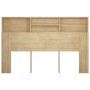 Sonoma oak headboard furniture 160x19x103.5 cm by vidaXL, Headboards and footboards - Ref: Foro24-811874, Price: 64,28 €, Dis...