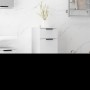 White plywood bathroom cabinet 32x34x90 cm by vidaXL, Lockers and storage cabinets - Ref: Foro24-811286, Price: 77,14 €, Disc...