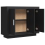 Black plywood sideboard 92x35x75 cm by vidaXL, Sideboards - Ref: Foro24-811836, Price: 70,42 €, Discount: %