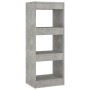 Estantería/divisor madera ingeniería gris hormigón 40x30x103 cm de vidaXL, Librerías y estanterías - Ref: Foro24-811614, Prec...