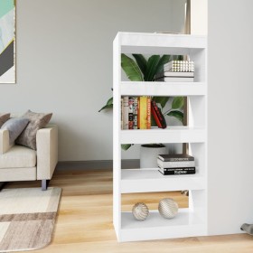 Glossy white plywood shelf 60x30x135 cm by vidaXL, Bookcases and shelves - Ref: Foro24-811670, Price: 49,77 €, Discount: %