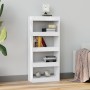 Glossy white plywood shelf 60x30x135 cm by vidaXL, Bookcases and shelves - Ref: Foro24-811670, Price: 49,48 €, Discount: %