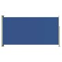 Toldo lateral retráctil de jardín azul 160x300 cm de vidaXL, Sombrillas - Ref: Foro24-317882, Precio: 60,22 €, Descuento: %