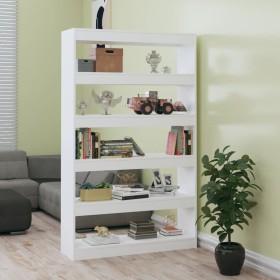 Glänzend weißes Regal/Raumteiler 100x30x166 cm von vidaXL, Bücherregale und Regale - Ref: Foro24-811769, Preis: 80,71 €, Raba...