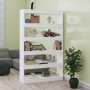 Glänzend weißes Regal/Raumteiler 100x30x166 cm von vidaXL, Bücherregale und Regale - Ref: Foro24-811769, Preis: 80,44 €, Raba...