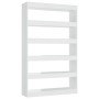 Shiny white shelf/space divider 100x30x166 cm by vidaXL, Bookcases and shelves - Ref: Foro24-811769, Price: 80,44 €, Discount: %