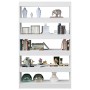 Shiny white shelf/space divider 100x30x166 cm by vidaXL, Bookcases and shelves - Ref: Foro24-811769, Price: 80,44 €, Discount: %