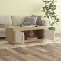 Engineered wood white and oak coffee table 102x50x45 cm by vidaXL, Coffee table - Ref: Foro24-811813, Price: 81,24 €, Discoun...