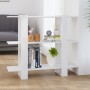 Estantería/divisor de espacios blanco 100x30x87 cm de vidaXL, Librerías y estanterías - Ref: Foro24-811547, Precio: 43,51 €, ...