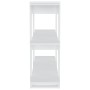 Estantería/divisor de espacios blanco 100x30x87 cm de vidaXL, Librerías y estanterías - Ref: Foro24-811547, Precio: 43,51 €, ...