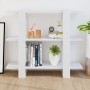 Estantería/divisor de espacios blanco 100x30x87 cm de vidaXL, Librerías y estanterías - Ref: Foro24-811547, Precio: 43,51 €, ...