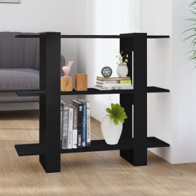 Estantería/divisor de espacios negro 100x30x87 cm de vidaXL, Librerías y estanterías - Ref: Foro24-811548, Precio: 43,99 €, D...