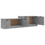 Concrete gray plywood TV cabinet 158.5x36x45 cm by vidaXL, TV Furniture - Ref: Foro24-811488, Price: 83,61 €, Discount: %