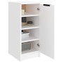 Mueble zapatero de madera contrachapada blanco 30x35x70 cm de vidaXL, Zapateros y organizadores de calzado - Ref: Foro24-8114...