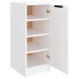 Mueble zapatero de madera contrachapada blanco 30x35x70 cm de vidaXL, Zapateros y organizadores de calzado - Ref: Foro24-8114...