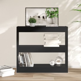 Black shelving/space divider 80x30x72 cm by vidaXL, Bookcases and shelves - Ref: Foro24-811692, Price: 55,99 €, Discount: %