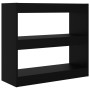 Estantería/divisor de espacios negro 80x30x72 cm de vidaXL, Librerías y estanterías - Ref: Foro24-811692, Precio: 56,59 €, De...