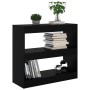 Bücherregal/Raumteiler schwarz 80x30x72 cm von vidaXL, Bücherregale und Regale - Ref: Foro24-811692, Preis: 56,59 €, Rabatt: %