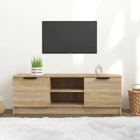 Sonoma oak plywood TV cabinet 102x35x36.5 cm by vidaXL, TV Furniture - Ref: Foro24-811514, Price: 73,06 €, Discount: %