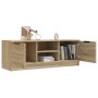 TV-Schrank aus Sonoma-Eichensperrholz, 102 x 35 x 36,5 cm von vidaXL, TV-Möbel - Ref: Foro24-811514, Preis: 70,36 €, Rabatt: %