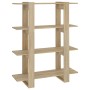 Shelving/space divider Sonoma oak color 100x30x123.5 cm by vidaXL, Bookcases and shelves - Ref: Foro24-811541, Price: 56,98 €...