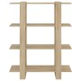 Shelving/space divider Sonoma oak color 100x30x123.5 cm by vidaXL, Bookcases and shelves - Ref: Foro24-811541, Price: 56,98 €...