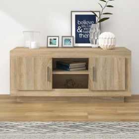 Sonoma oak plywood TV cabinet 102x35x45 cm by vidaXL, TV Furniture - Ref: Foro24-811793, Price: 76,17 €, Discount: %