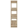 Shelving/space divider Sonoma oak color 100x30x123.5 cm by vidaXL, Bookcases and shelves - Ref: Foro24-811541, Price: 56,98 €...