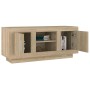 Mueble de TV madera contrachapada roble Sonoma 102x35x45 cm de vidaXL, Muebles TV - Ref: Foro24-811793, Precio: 76,17 €, Desc...