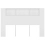 Mueble cabecero blanco 160x18,5x104,5 cm de vidaXL, Cabeceros y pies de cama - Ref: Foro24-811934, Precio: 72,96 €, Descuento: %